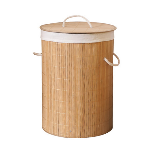 Bamboo Folding Laundry Basket
